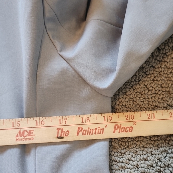 Zara Classic Lined Women's Gray Blazer with Single Button Closure Size 10 - Picture 7 of 8